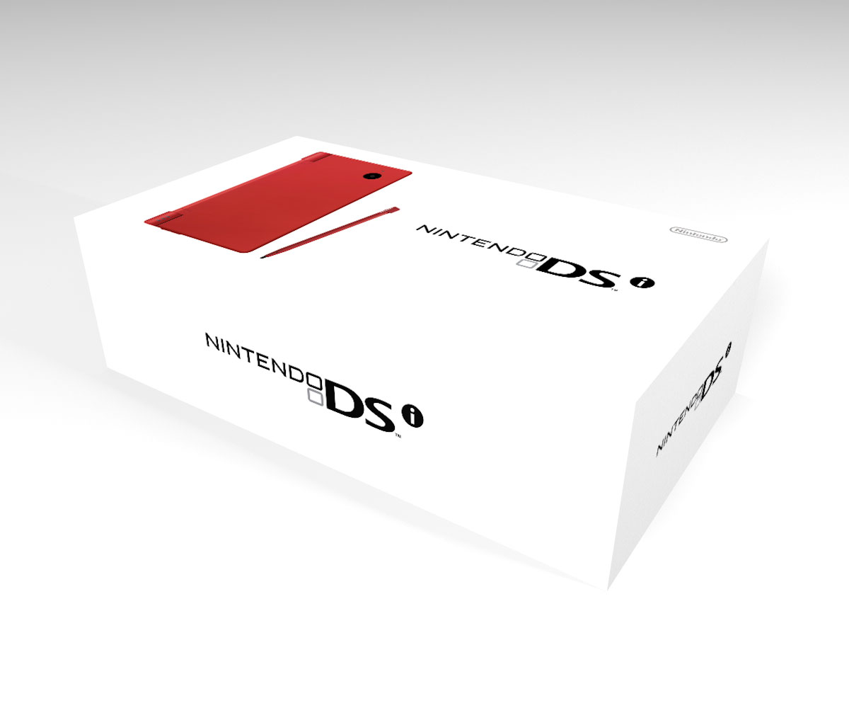 Nintendo DSi Rote Konsolenbox, DSi Rote karton
