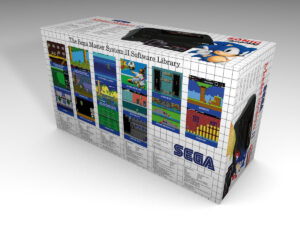 Master System II Sonic Konsolenbox, Master System 2 Sonic karton