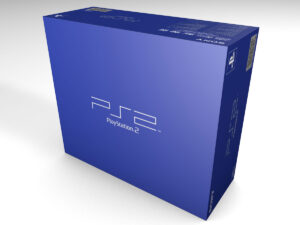 PS2 Fat NTSC Konsolenbox, PS2 Fat NTSC karton
