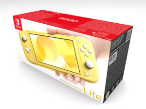 Switch Lite Gelb Konsolenbox, Switch Lite Gelb karton