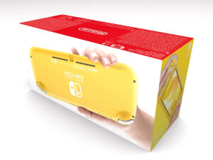Switch Lite Gelb Konsolenbox, Switch Lite Gelb karton