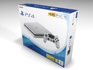 PS4 Slim 1 Tb white Konsolenbox, PS4 Slim 1 Tb Weiss Konsolenbox