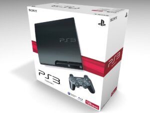 PS3 Slim 120GB Konsolenbox, PS3 Slim 120GB karton