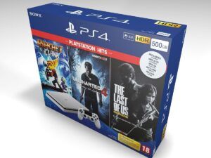 PS4 Slim 500gb Weiß Konsolenbox, PS4 Slim 500gb Weiss karton