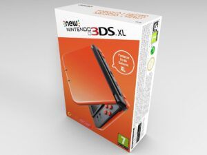Nintendo New 3DS XL Orange und Schwarz Konsolenbox, New 3DS XL Orange karton