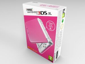 Nintendo New 3DS XL Pink und Weiß Konsolenbox, New 3DS XL Pink karton