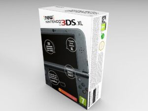 Nintendo New 3DS XL Schwarz Konsolenbox, New 3DS XL Schwarz karton