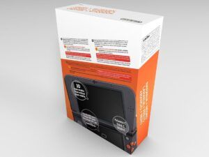 Nintendo New 3DS XL Orange und Schwarz Konsolenbox, New 3DS XL Orange karton