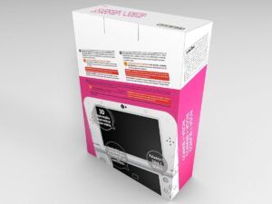 Nintendo New 3DS XL Pink und Weiß Konsolenbox, New 3DS XL Pink karton
