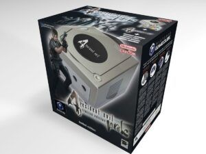 GameCube Resident Evil 4 Konsolenbox, GameCube Resident Evil karton