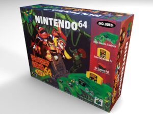 Nintendo 64 Donkey Kong NTSC Konsolenbox, N64 Donkey Kong karton