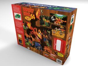 Nintendo 64 Donkey Kong NTSC Konsolenbox, N64 Donkey Kong karton