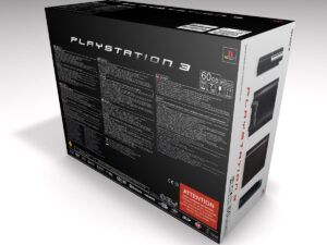 PlayStation 3 Fat 60 GB Konsolenbox, PS3 Fat 60GB karton