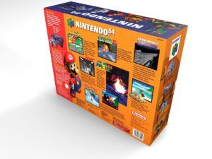 Nintendo 64 EN Konsolenbox, N64 karton
