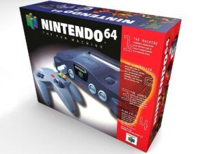 Nintendo 64 NTSC Konsolenbox, N64 NTSC karton