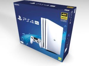 Sony PS4 Pro White Konsolenbox CUH-7116b, PS4 Pro Weiss karton