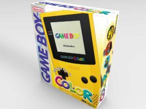 Game Boy Color Dandelion NTSC Konsolenbox, Game Boy Color Dandelion karton