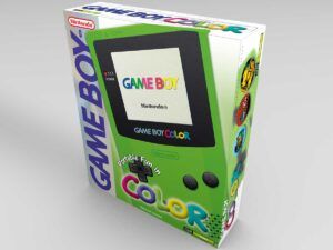 Game Boy Color Kiwi NTSC Konsolenbox, Game Boy Color Kiwi karton
