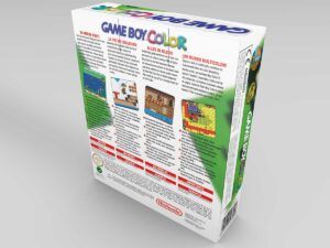 Game Boy Color Grün Konsolenbox, Game Boy Color Grüne karton