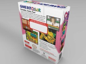 Game Boy Color Berry NTSC Konsolenbox, Game Boy Color Berry karton