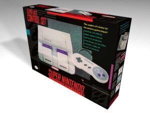 Nintendo SNES NTSC Konsolenbox, SNES NTSC karton