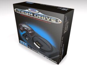 Sega Mega Drive 1 Konsolenbox, Mega Drive 1 karton