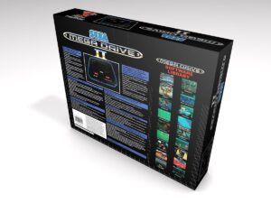 Mega Drive 2 Sonic The Hedgehog 2 Konsolenbox, Mega Drive 2 Sonic karton
