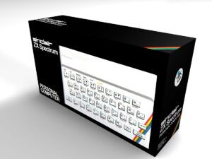 Sinclair ZX Spectrum 16K Weiss Konsolenbox, Spectrum 16K karton