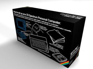 Sinclair ZX Spectrum 48K Weiss Konsolenbox, Spectrum 48K karton
