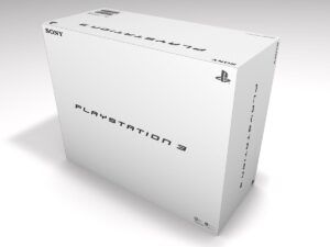 PlayStation 3 Fat CECHL00 Konsolenbox, PS3 Fat karton