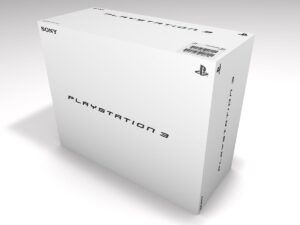 PlayStation 3 Fat CECHL00 Konsolenbox, PS3 Fat karton