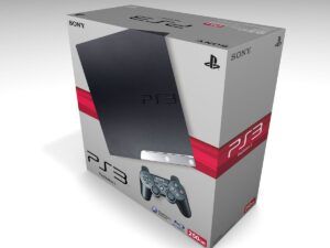 PS3 Slim 250GB Konsolenbox, PS3 Slim 250GB karton