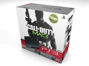 PS3 Slim Call of Duty MW3 Konsolenbox, PS3 Slim karton, PS3 Slim verpackung