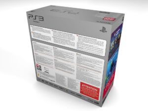 PS3 Slim Call of Duty MW3 Konsolenbox, PS3 Slim karton, PS3 Slim verpackung