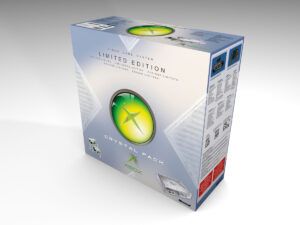 Xbox Crystal Pack Konsolenbox, Xbox Crystal karton