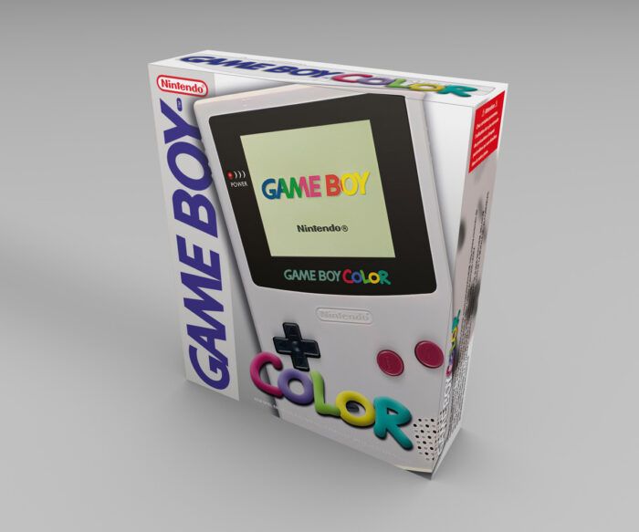 Game Boy Color Classic Grau Konsolenbox, Game Boy Color Classic Grau karton