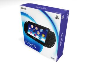 PS Vita Crystal Black 1010 Konsolenbox, PS Vita Crystal Black karton