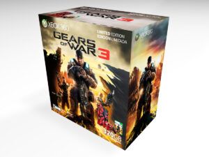 Xbox 360 S Gears of War 3 320GB Konsolenbox, Xbox 360 S Gears of War 3 box only