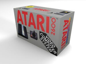 Atari 2600 JR Slim Konsolenbox, Atari 2600 JR Slim karton