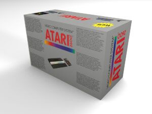 Atari 2600 JR Slim Konsolenbox, Atari 2600 JR Slim karton