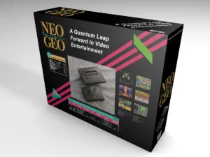 Neo Geo AES Pal Repro Box Verpackung Detailansicht