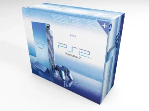PS2 Aqua Fat Ersatzkarton, Ersatzbox Konsole Sammler