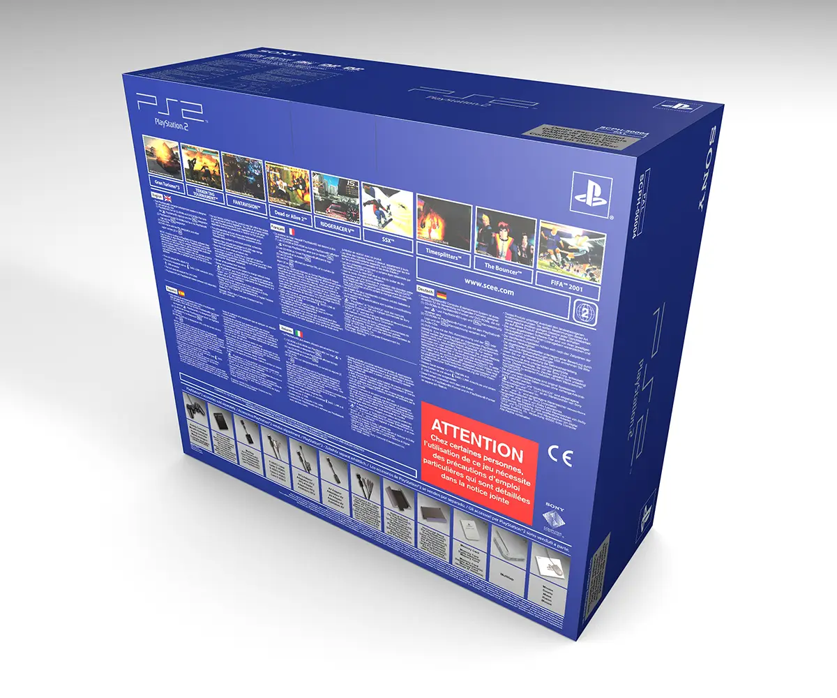 PlayStation 2 Fat 50004 Repro-Box